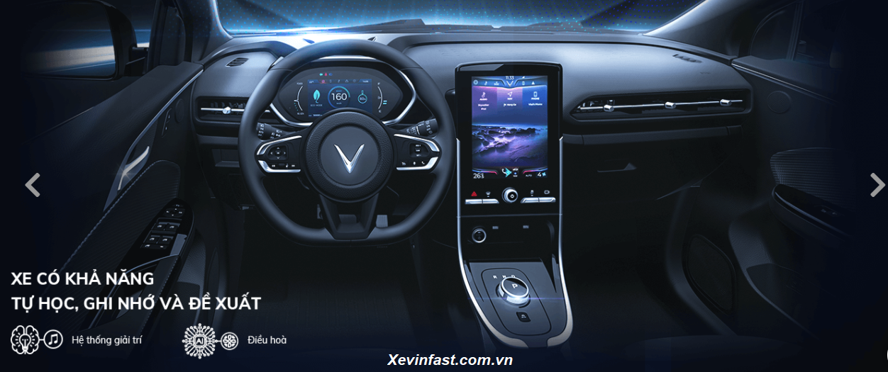 tính năng thông minh của ô tô điện vinfast vf e34